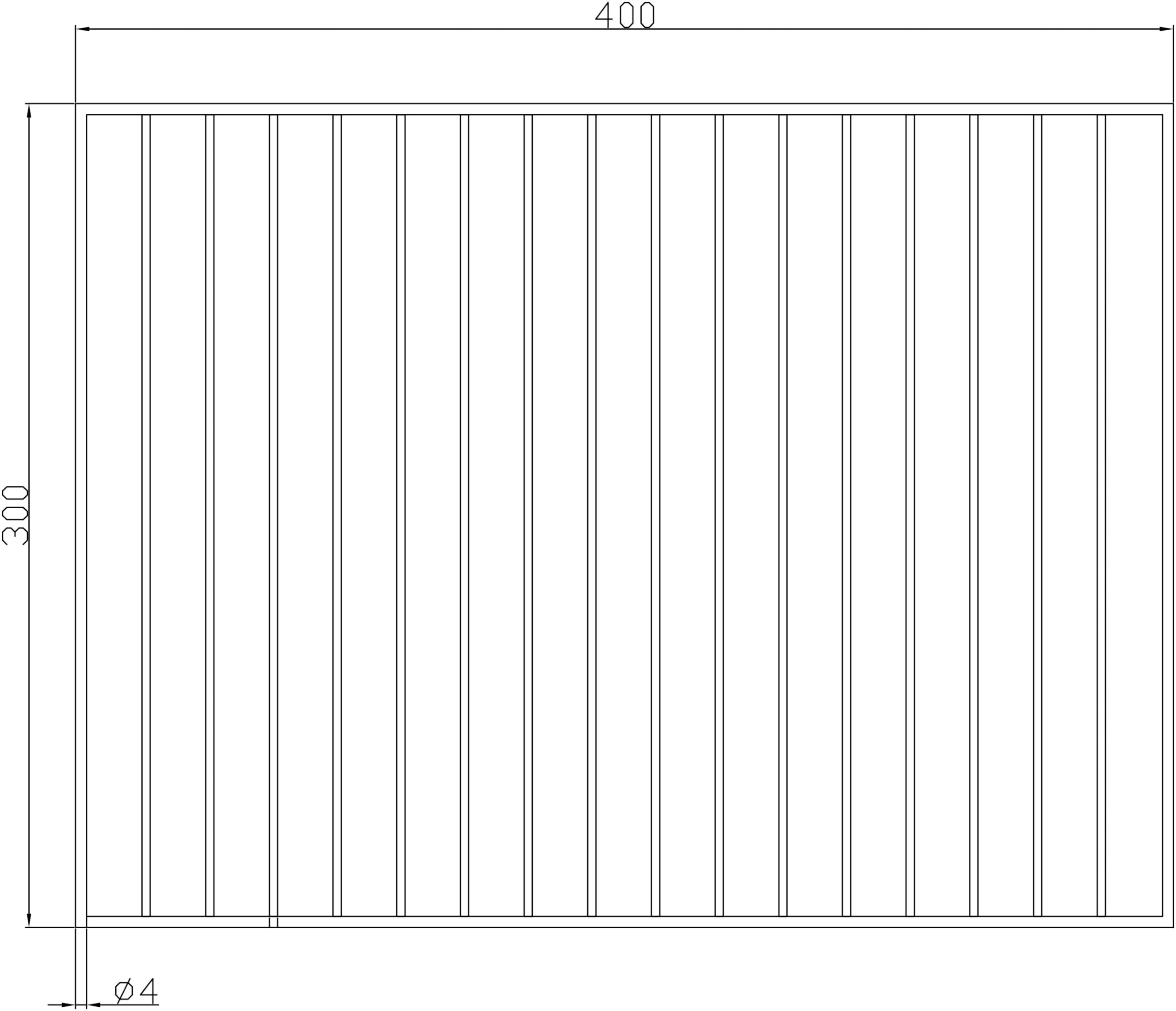 2 pièces de grille de cuisson en acier inoxydable, grille en acier inoxydable, grille, grille de barbecue de différentes tailles (40 cm x 30 cm)