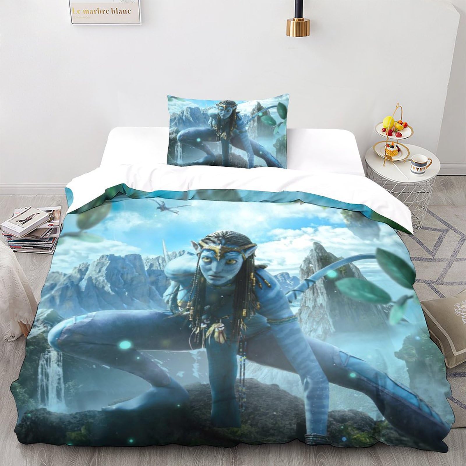 Housse De Couette Avatar – Microfibre Douce Pour Enfants | Taie D'Oreiller Inclus – Taille King