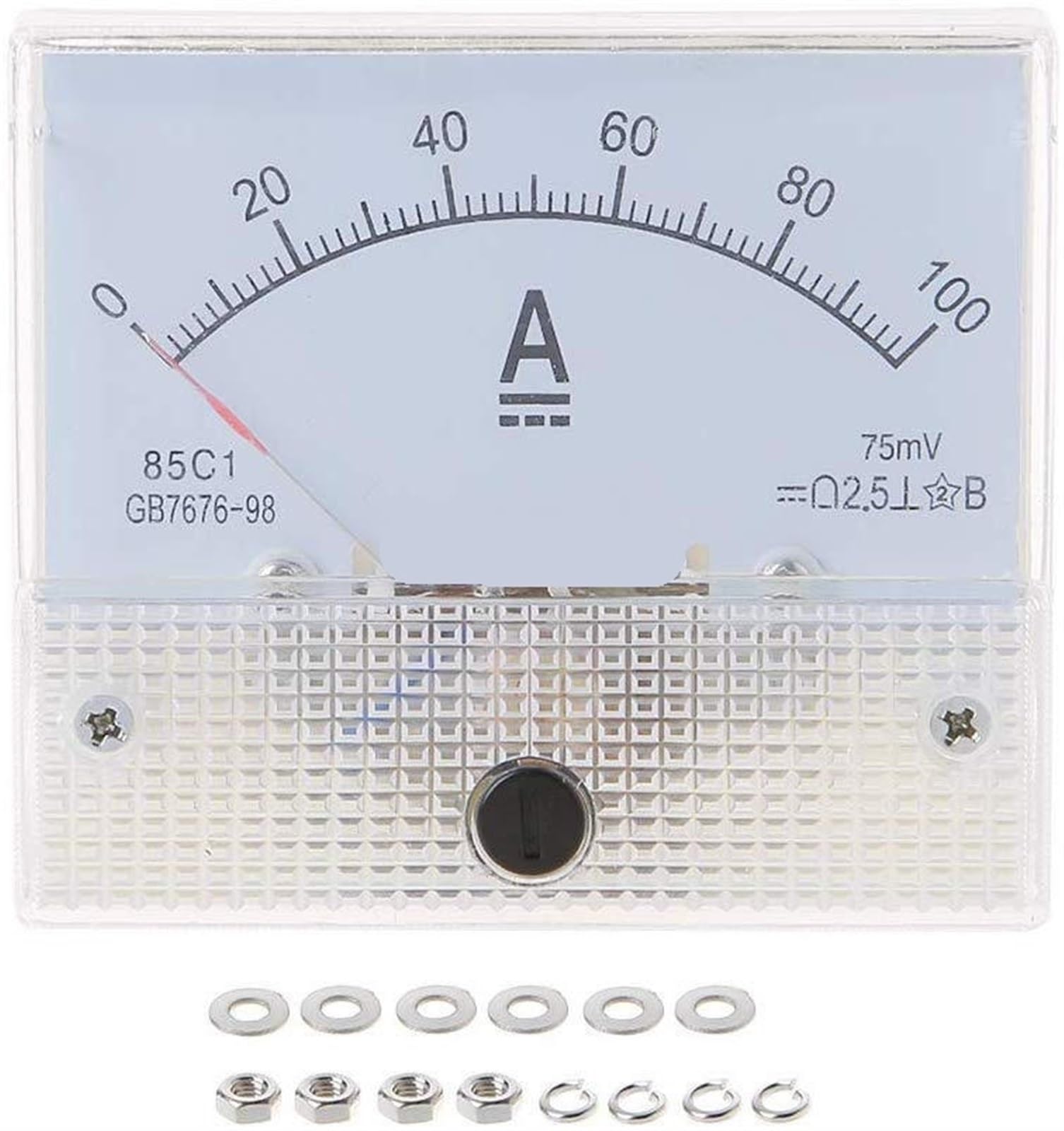 85C1 Misuratore di pannello di corrente analogico DC 1A 2A 3A 5A 10A 20A 30A 50A 100A Amperometro for test di circuiti Ampere Tester Gauge 1 PZ(300A)