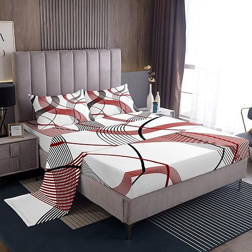 Miniatura 10 de Castle Fairy Juego de sábanas con estampado musical rústico, tamaño individual, juego de sábanas con estampado de instrumentos de guitarra y bajo,