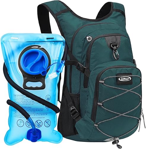 Miniatura 8 de Mochila de hidratación con vejiga de agua de 3 litros, mochila de hidratación aislada para correr, mochila de agua ligera para senderismo, ciclismo,