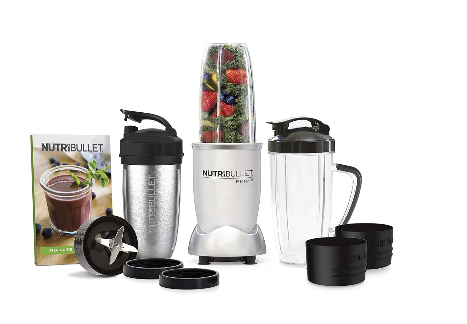 NutriBullet 1000 Watt PRIME Edition 12-Piece High-Speed Blender Mixer System Includes Stainless Steel Insulated Cup and Recipe Book