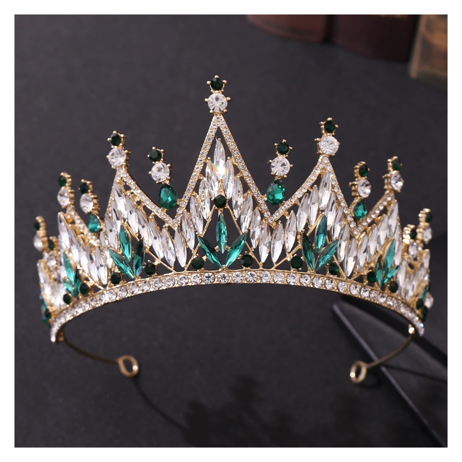 Tiara de novia corona boda pedrería accesorios cabello novia diademas 2