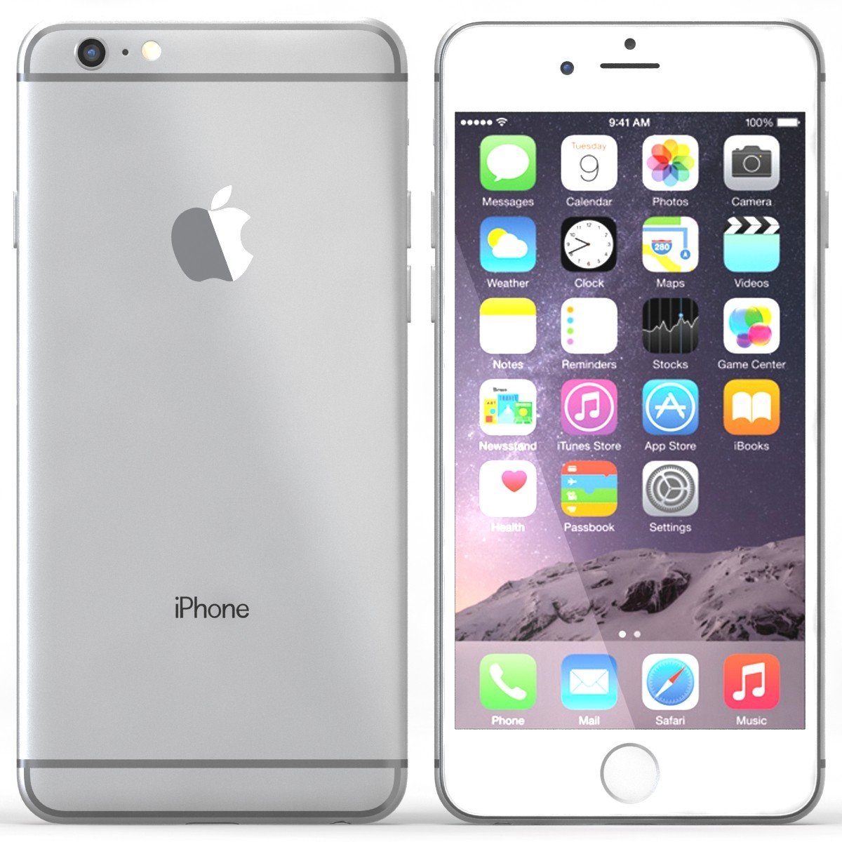 Amazon | Apple アップル iPhone6 64GB シルバー 【格安SIM使用可能 