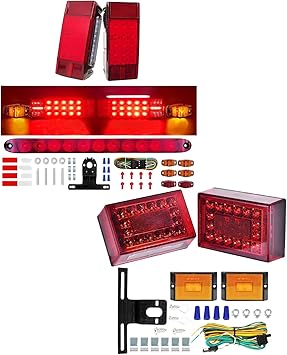 Boat Trailer Lights Led Submersible Kit and 6inch Boat Trailer Lights Kit