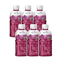 Mogu Mogu Grape Juice Drink with Nata de Coco Jelly 320ml (Pack of 6)| Refreshing Tropical Thai-Made Sip & Chew Beverage gallery image