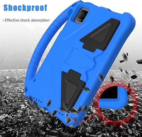 Miniatura 3 de Tading Funda para tableta Revvl Tab 0.18 oz, funda protectora de espuma EVA para niños, cubierta protectora de mango para T-Mobile REVVL Tab 5G