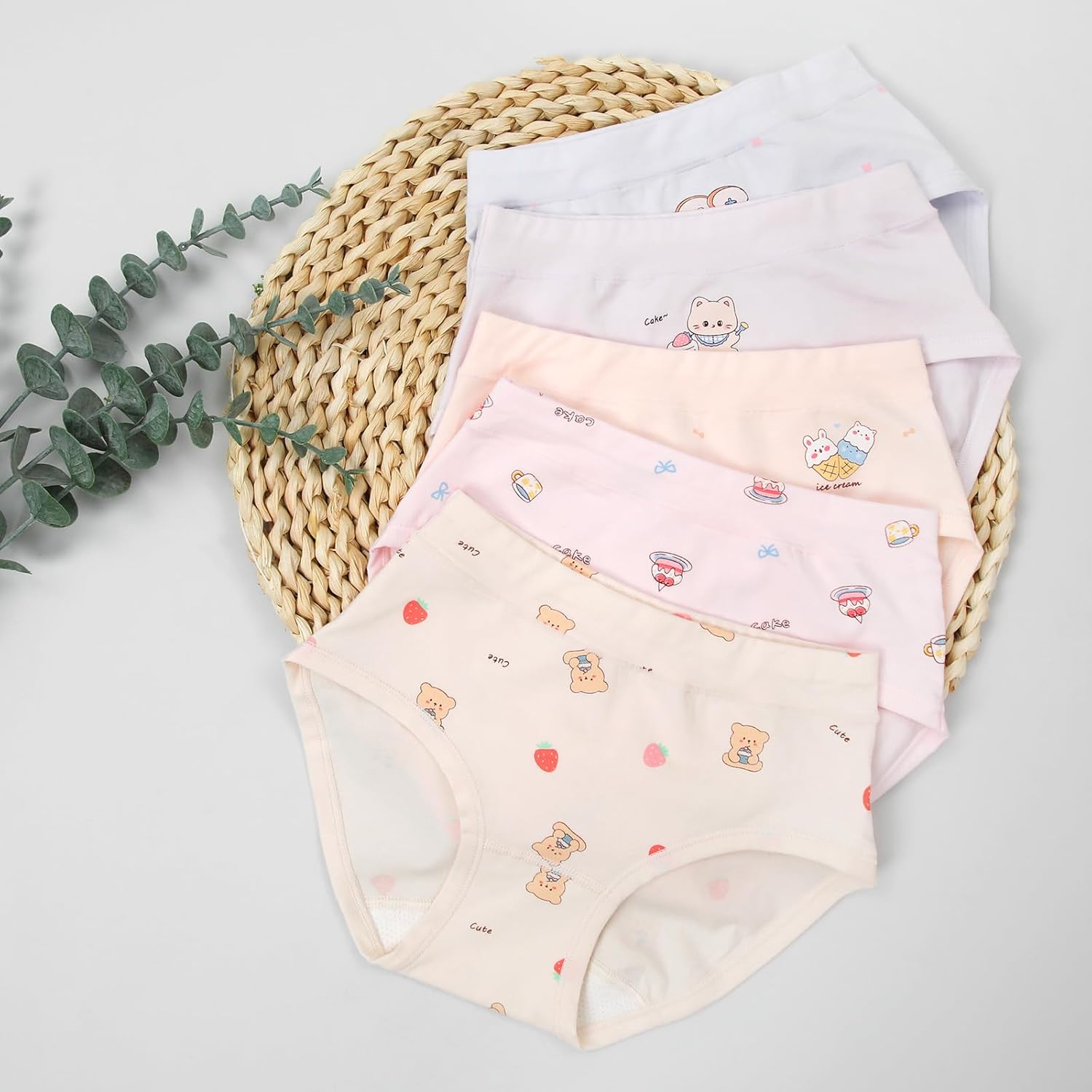 Little Girl Underwear Toddler Panties Big Kids Undies Soft 95% Cotton - Image 7