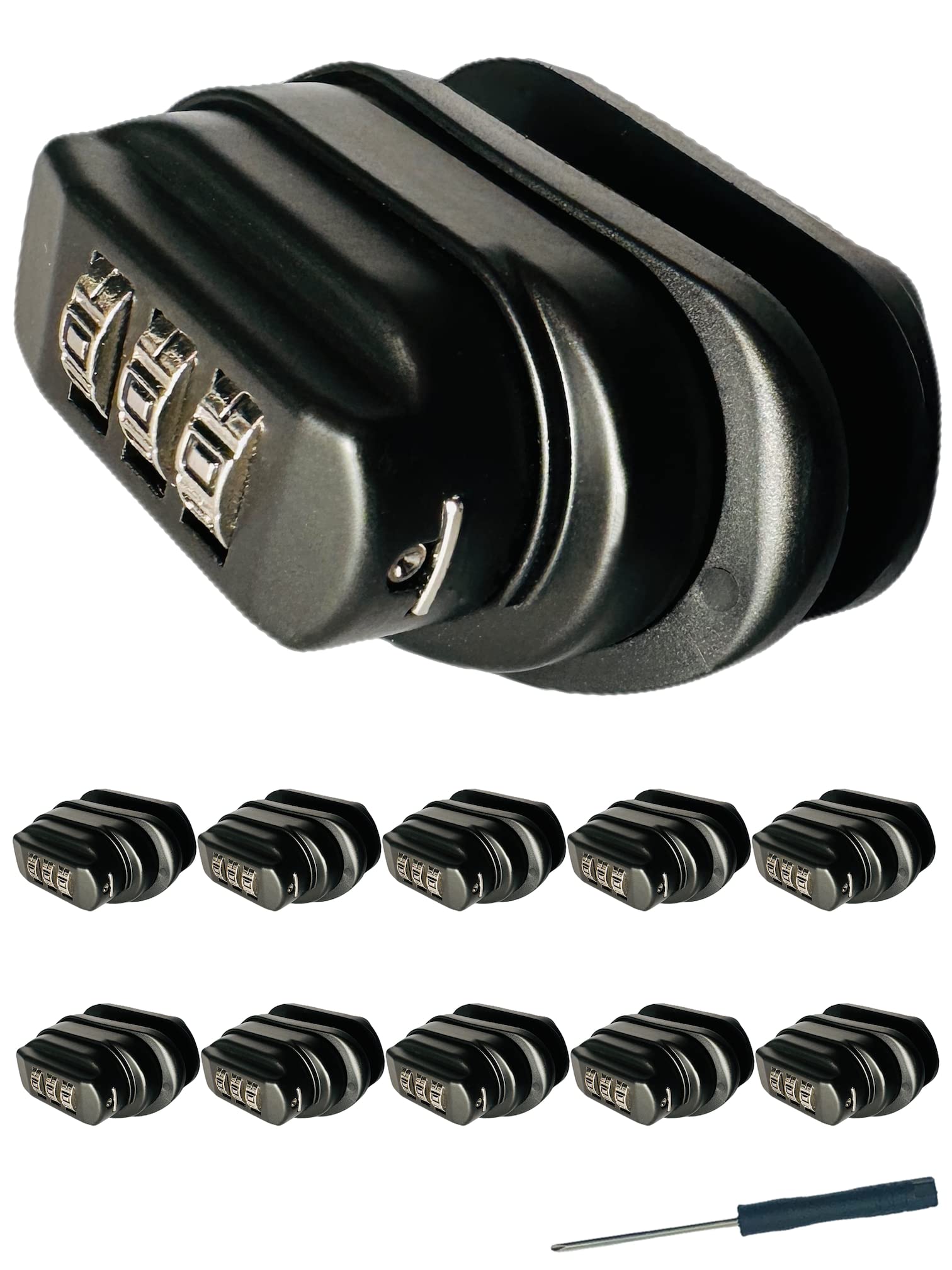 Gun Trigger Lock, 3 Digit Set Own Combination Lock Password- Universal Fits with BB Gun Firearms Shotgun, Handgun, Pistol.