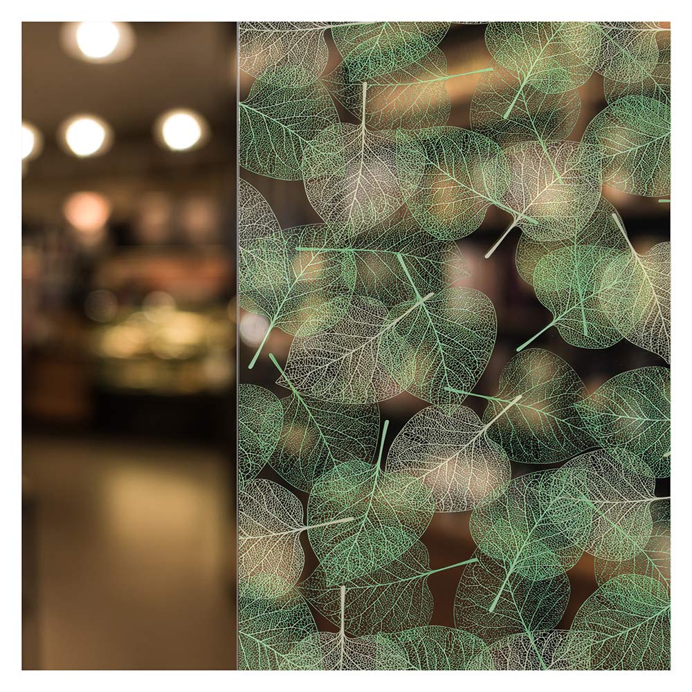 (SIMILAR)BDF 4GLV Decorative Window Film Green Leaves (36in X 7ft)