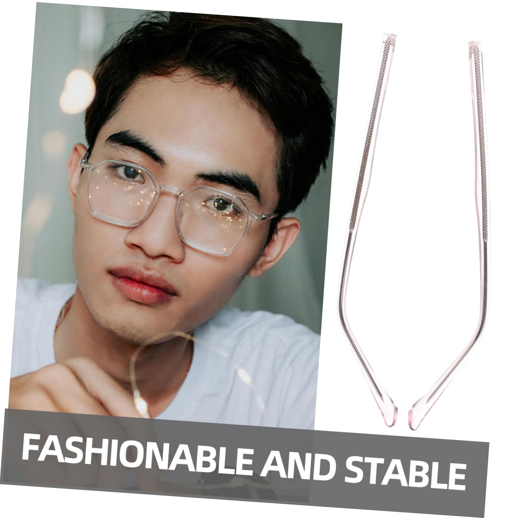 FOMIYES 5 Paare Brillenzubehör Ersatzbrille Bügel Sonnenbrillenbügel Aus Metall Austausch Des Brillenbügels Armbeine Aus Metall Brillenarme Brille Metallbeine Rosa Titanlegierung