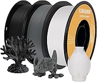 Vista 44 de Kingroon - Filamento de alta velocidad PLA para impresora 3D de 1.75mm, filamento rápido para impresora 3D para impresión hiper rápida