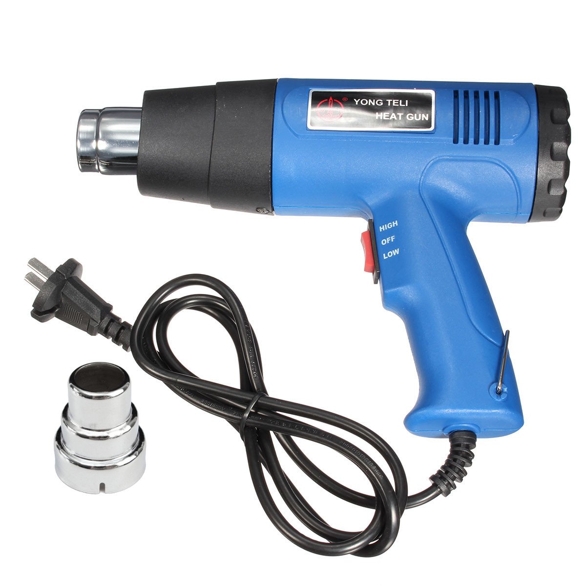 220V 1500W Pistola De Calor Pistola De Aire Caliente Dual Calentador De Temperatura Herramienta Eléctrica Ajustable