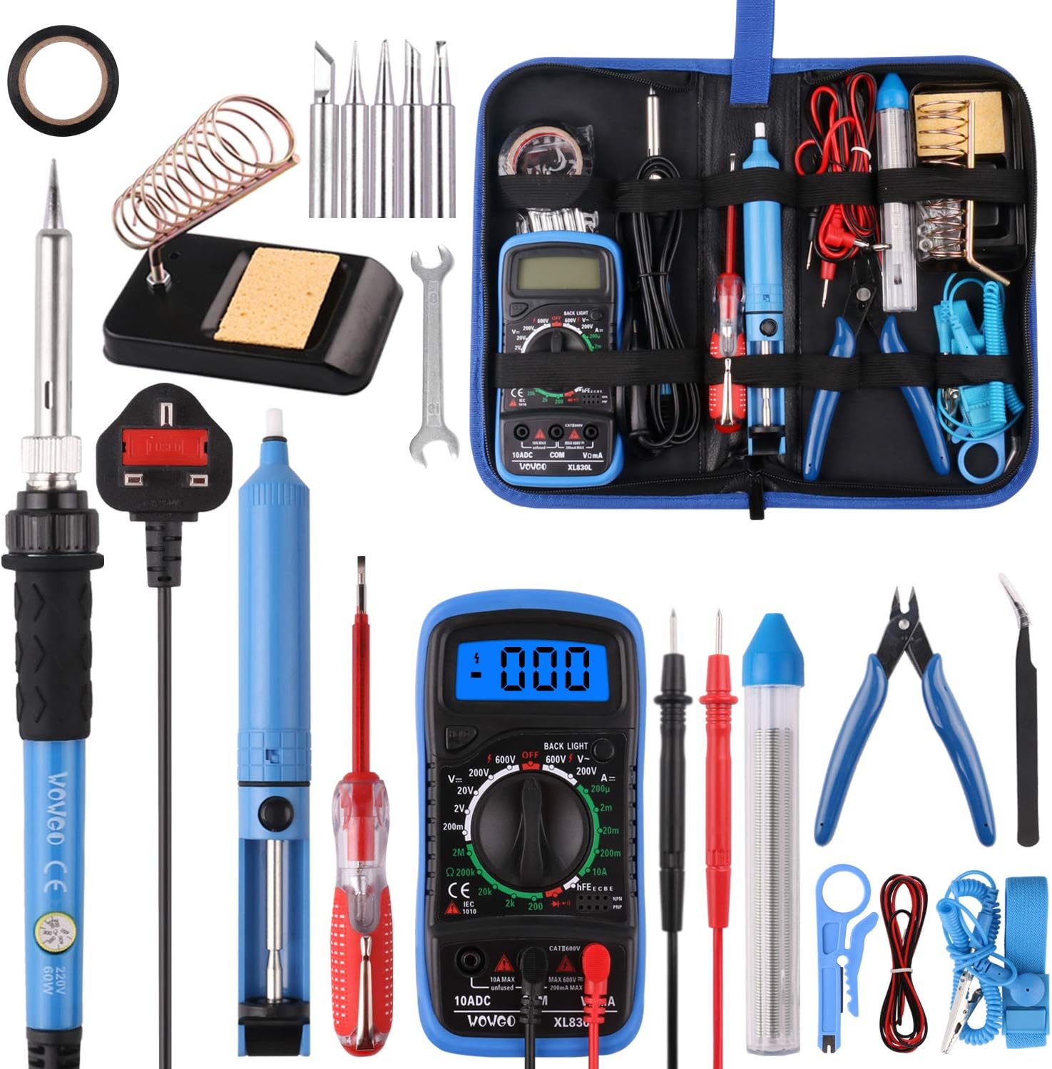 MOXTOYU 17-in-1 Electric Soldering Iron Kit, 60W Soldering Iron With - Foto 5