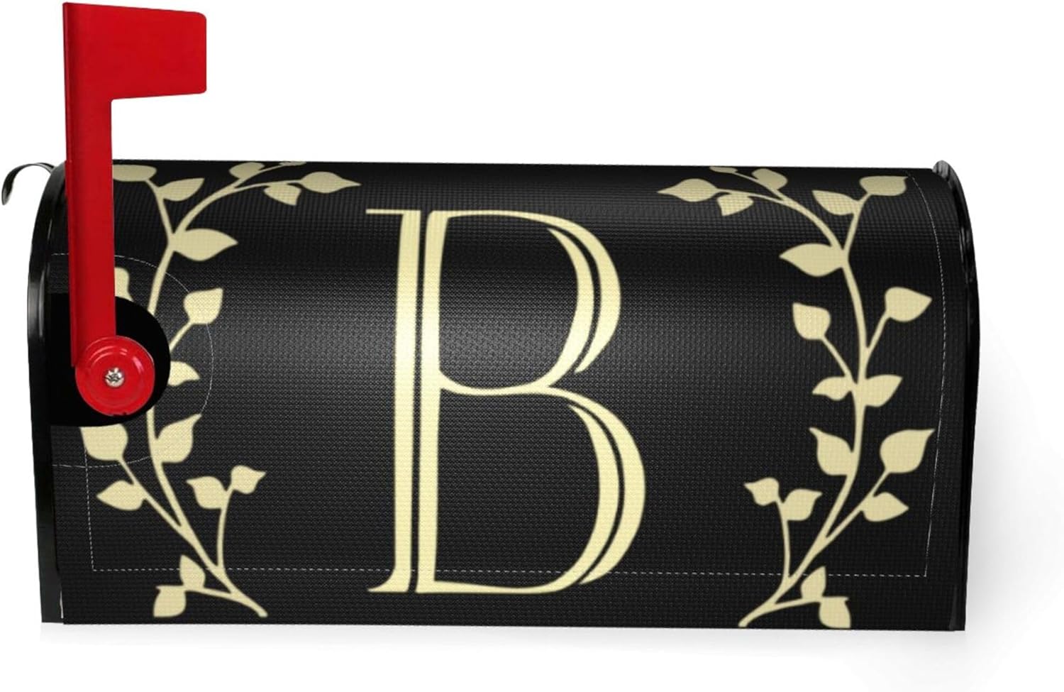 Letter B Mailbox Covers Magnetic Large Size 25.5 X 21 Farmhouse Decorative Mailbox Wraps Post Letter Box Cover for Holiday Garden Yard Decor