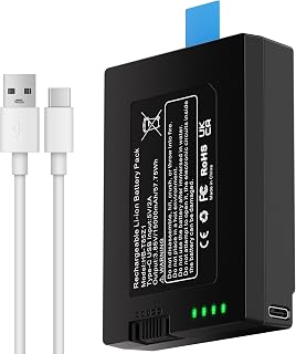 Fulpower 15000mAh Replacement Battery for eufy FamiLock S3 Max,S3 | 3.85V Li-ion, ultra-long standby, LED indicator, fireproof PC case, multi-protection, USB-C cable, eufy battery replacement