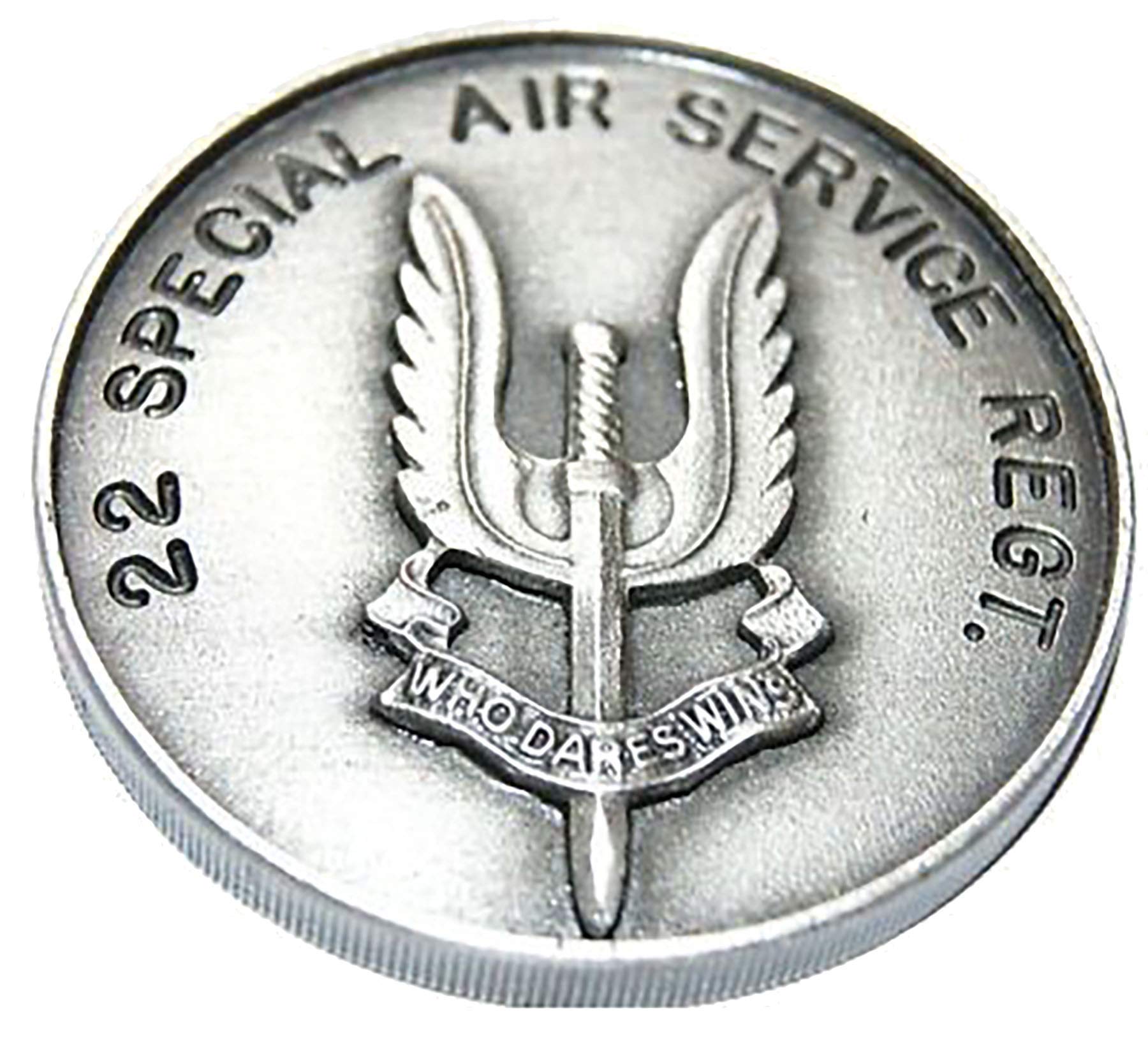 SAS 22 Special Air Service Regiment Coin : Amazon.co.uk: Fashion