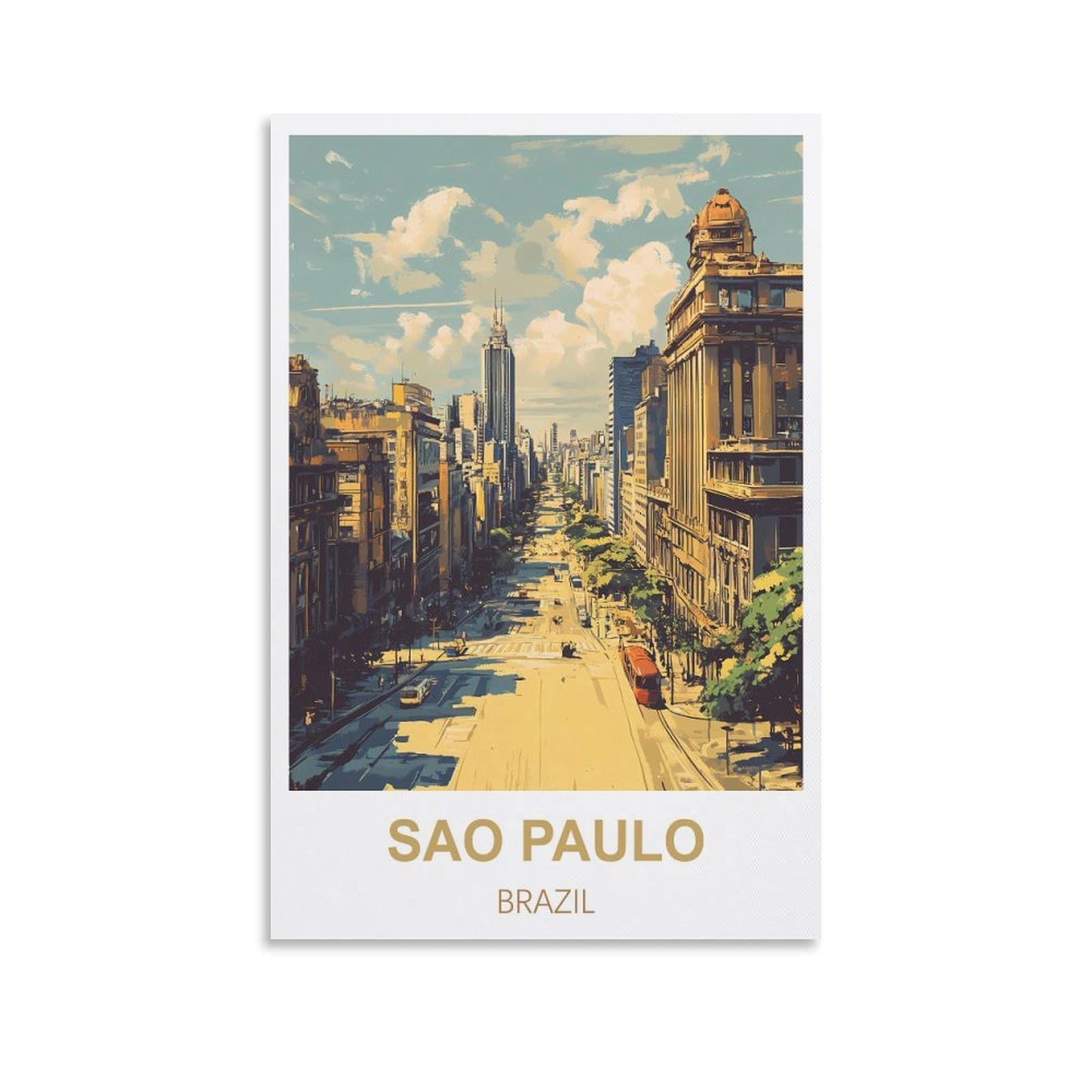1000 pieces jigsaw puzzle Sao Paulo Brazil Jigsaw Puzzles for Adults and Kids 1000 Piece Educational Games Colorful Puzzles for Home Decoration 26x38cm