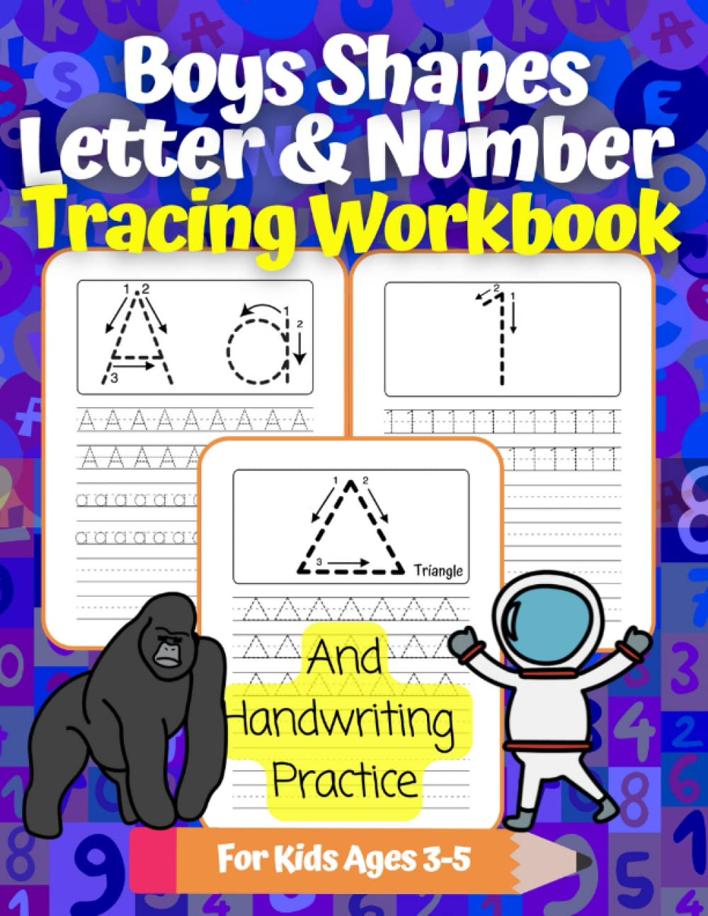 Buy Boys Shapes, Letter & Number Tracing Workbook And Handwriting