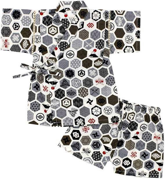 Amazon Co Jp 甚平 ベビー 男の子 綿100 おしゃれ 可愛い 上下セット 日本製生地 祭り 花火 暑さ対策 ボーイズ 男児 浴衣 和柄 富士山 日本 紋柄 80cm ファッション