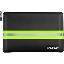 ENGPOW Fireproof Document Bag for Storing Cash,Passport,Keys,Cards