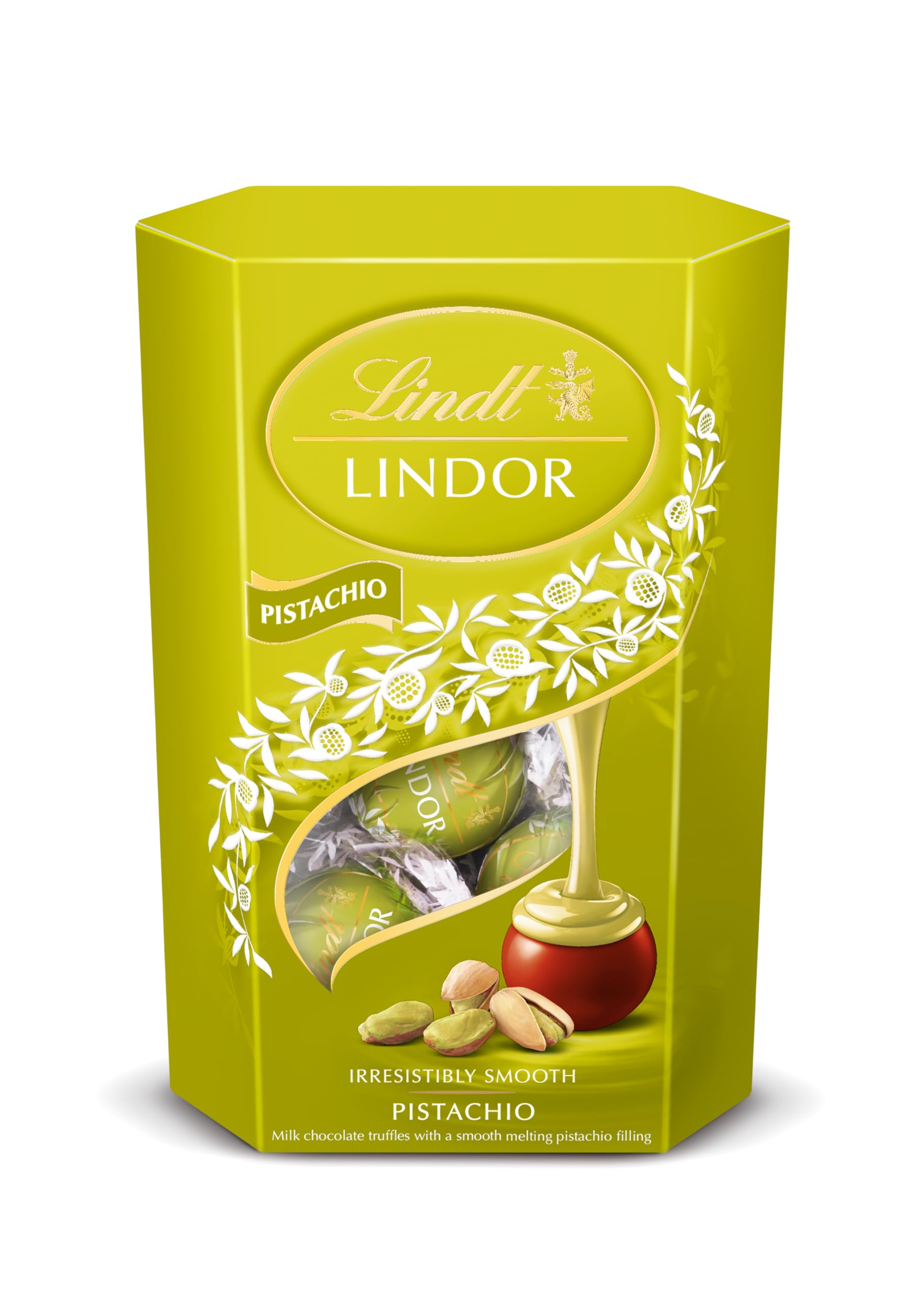 Lindt Lindor PISTACHIO Chocolate Truffles Gift Box 200g