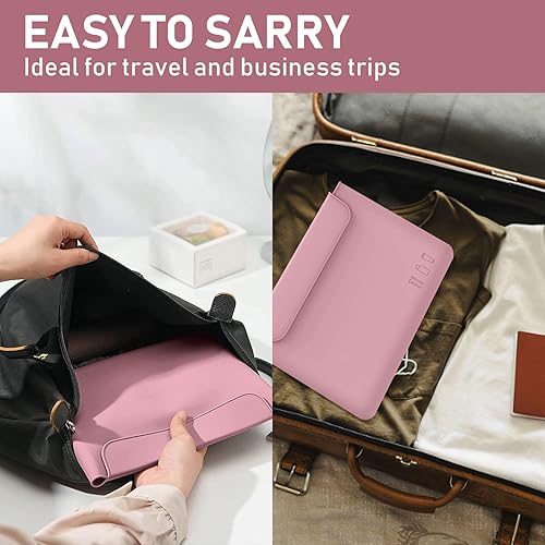 Miniatura 9 de Bolsa de maquillaje de silicona, bolsa de maquillaje de viaje de silicona impermeable, bolsa de aseo de viaje para mujeres, bolsa de cosméticos