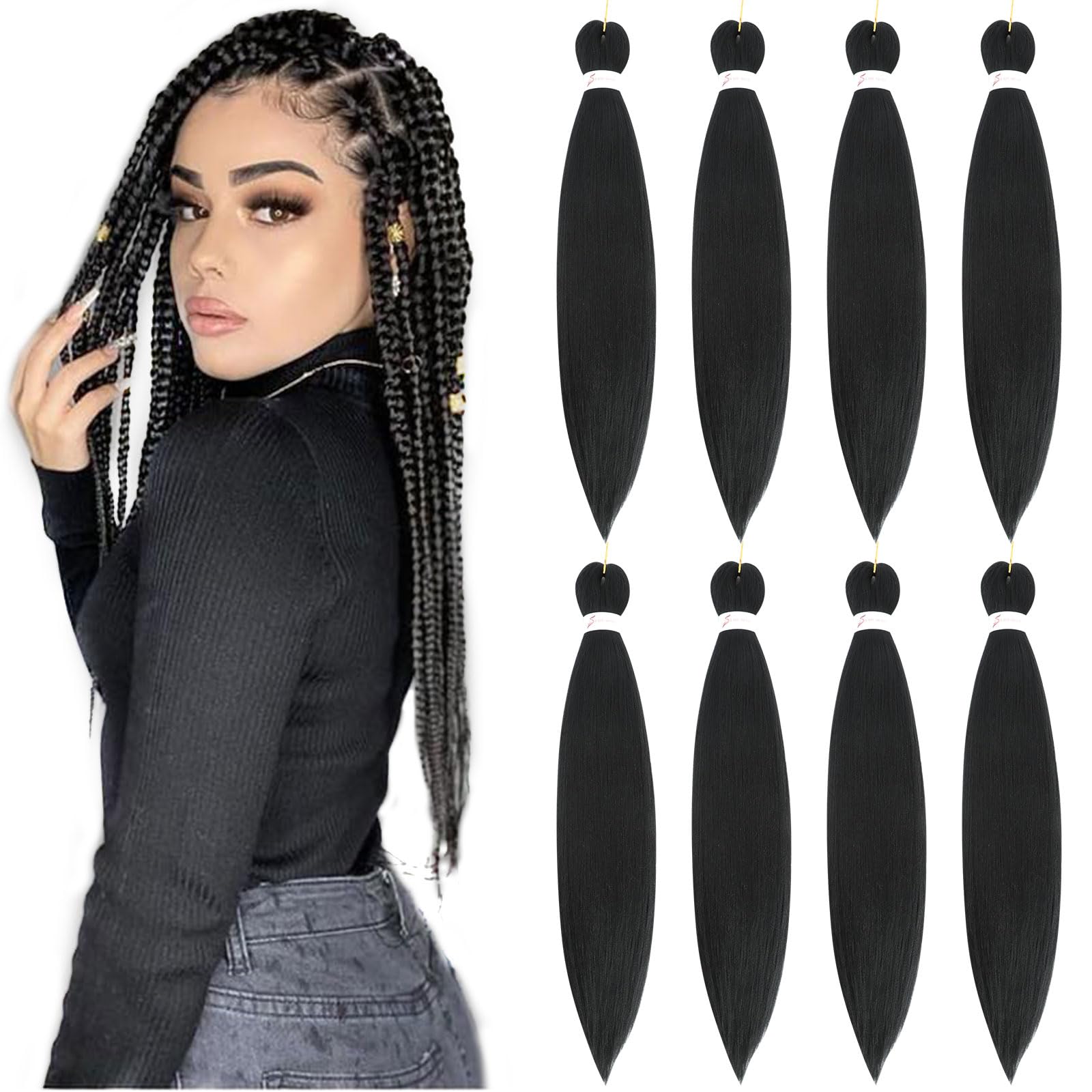 Easy Braid Pre stretched Braiding Hair Extensions