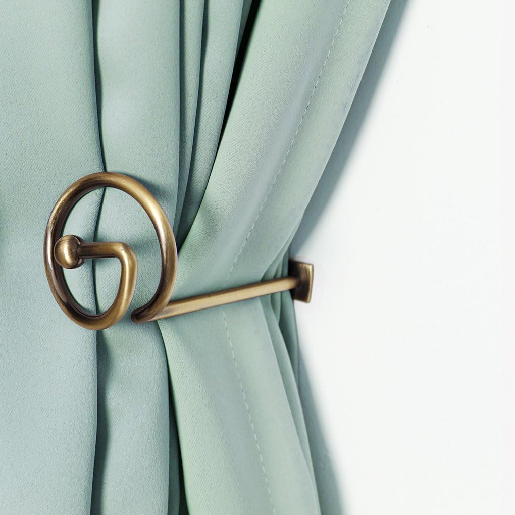 Curtain Holdbacks Window Decorative Hook Draperies Metal Holders Drapery Tiebacks Accessories Drapes Holdback for Wall