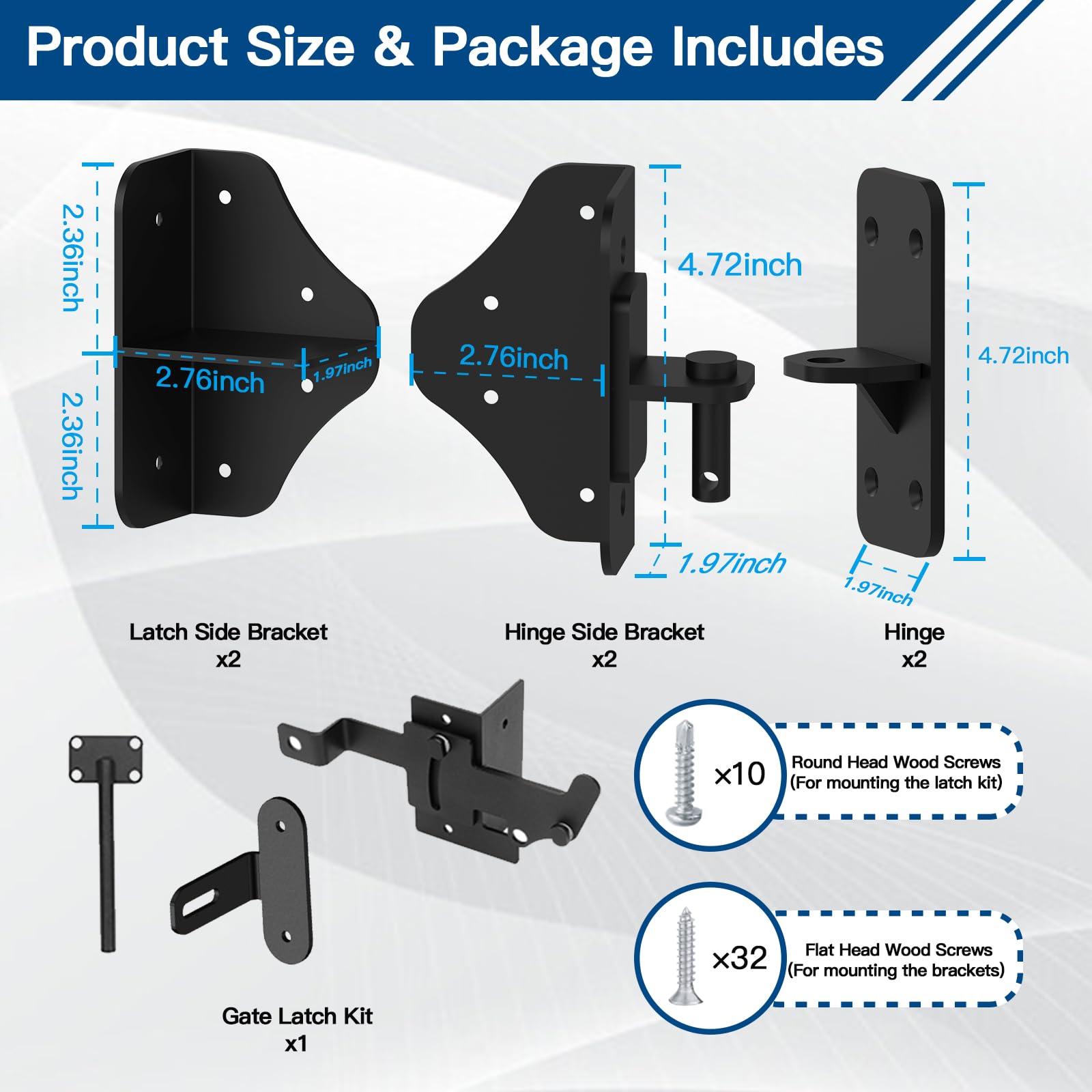 Gate Sign Hardware Snapklik.com : Fence Gate Hardware Kit