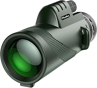 40X60 Monocular Telescope High Power Monocular for Adults with Phone Adapter & Tripod & Hand Strap Low Night Vision Monocular Equipped with BAK4 Prism for Bird Watching Camping Travelling Concert