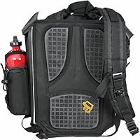 Vista 5 de Nelson-Rigg Mochila impermeable Hurricane/paquete de cola, Negro/Gris, 30 litros