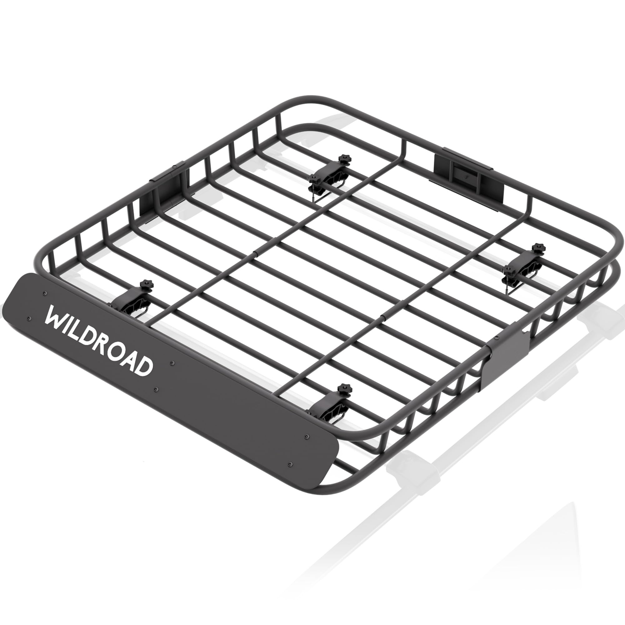 Wildroad Rooftop Cargo Carrier Combo Roof Rack Cargo Basket 43" x 39" x 4"