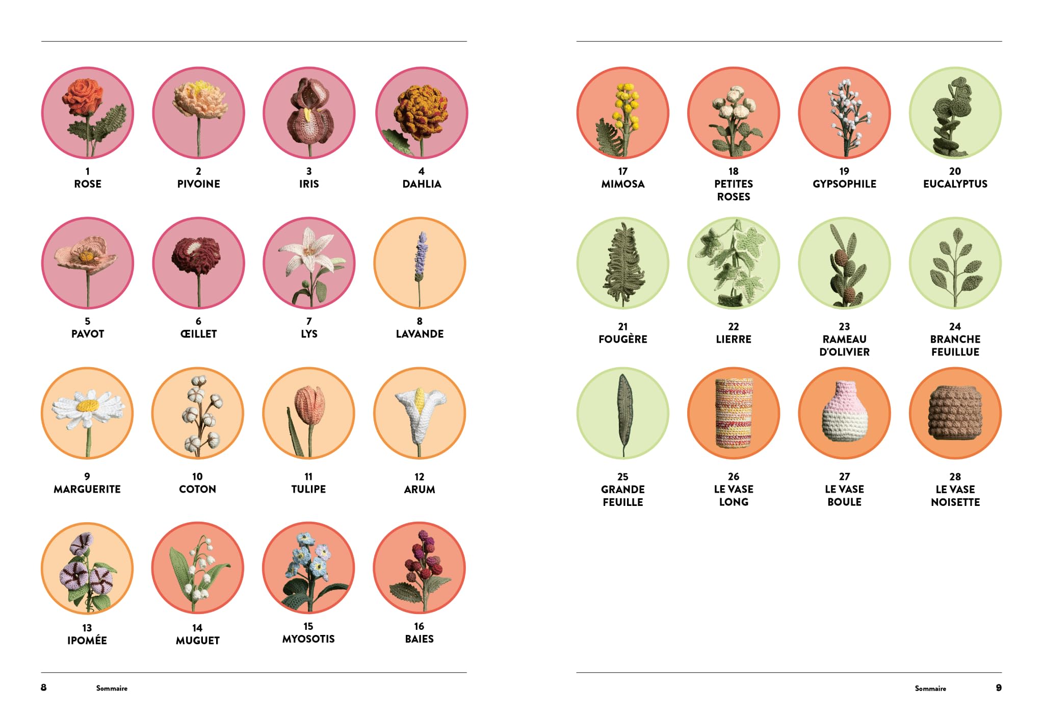Mon bouquet au crochet: 25 fleurs à réaliser et à associer