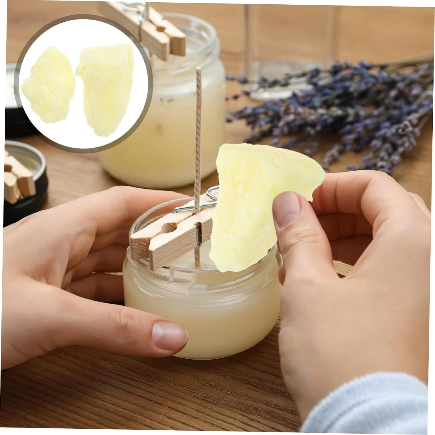 MUELODSIC Wax for Candle Making Colors Remove Bubbles Safe Additive for Vibrant Candles
