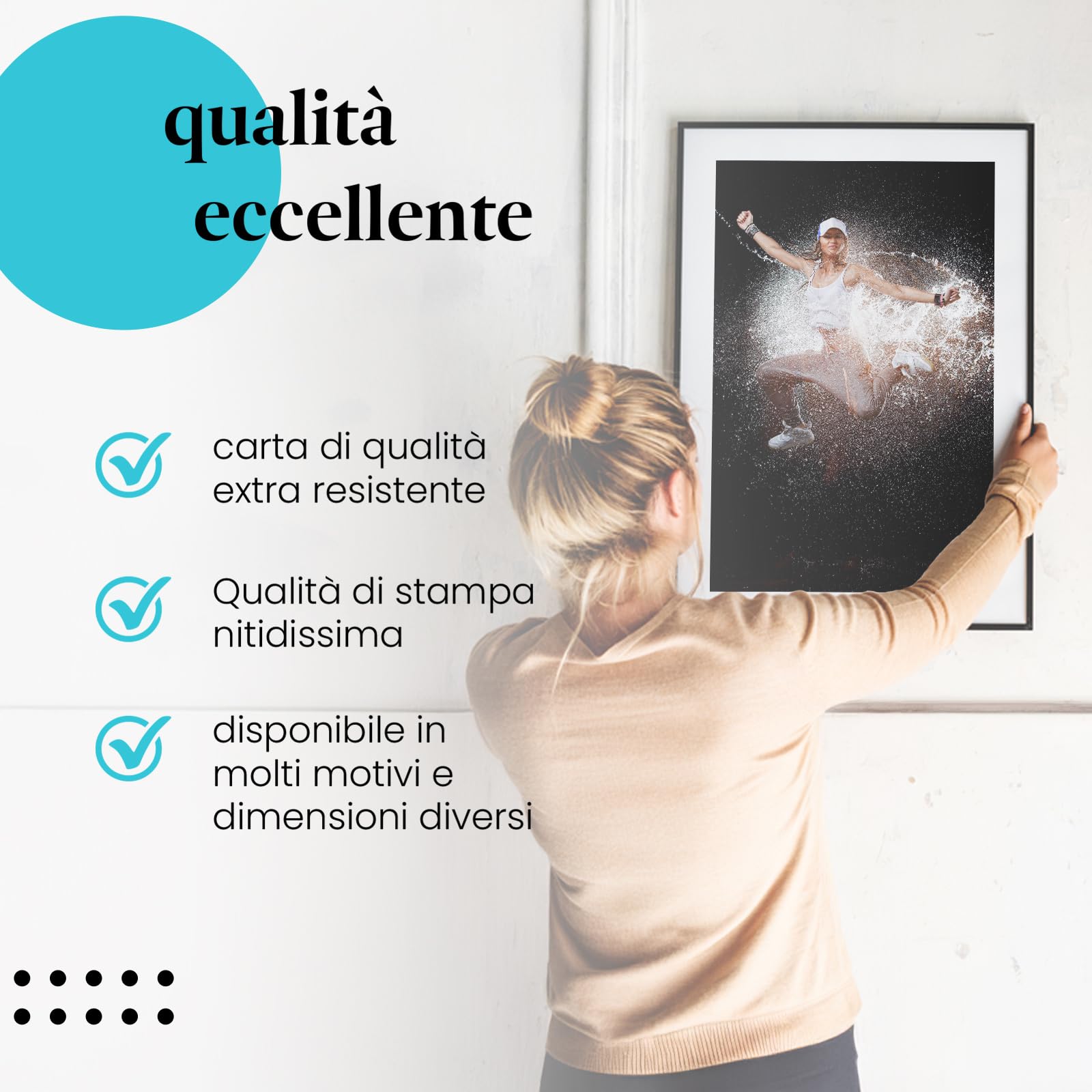 Postereck - 1937 - Hip hop, danza, musica, sport, acqua, donna, ballerina - Decorazione da Parete, Stampa Artistica, Arredamento Interni, Quadri - Tela - 100,0 cm x 75,0 cm