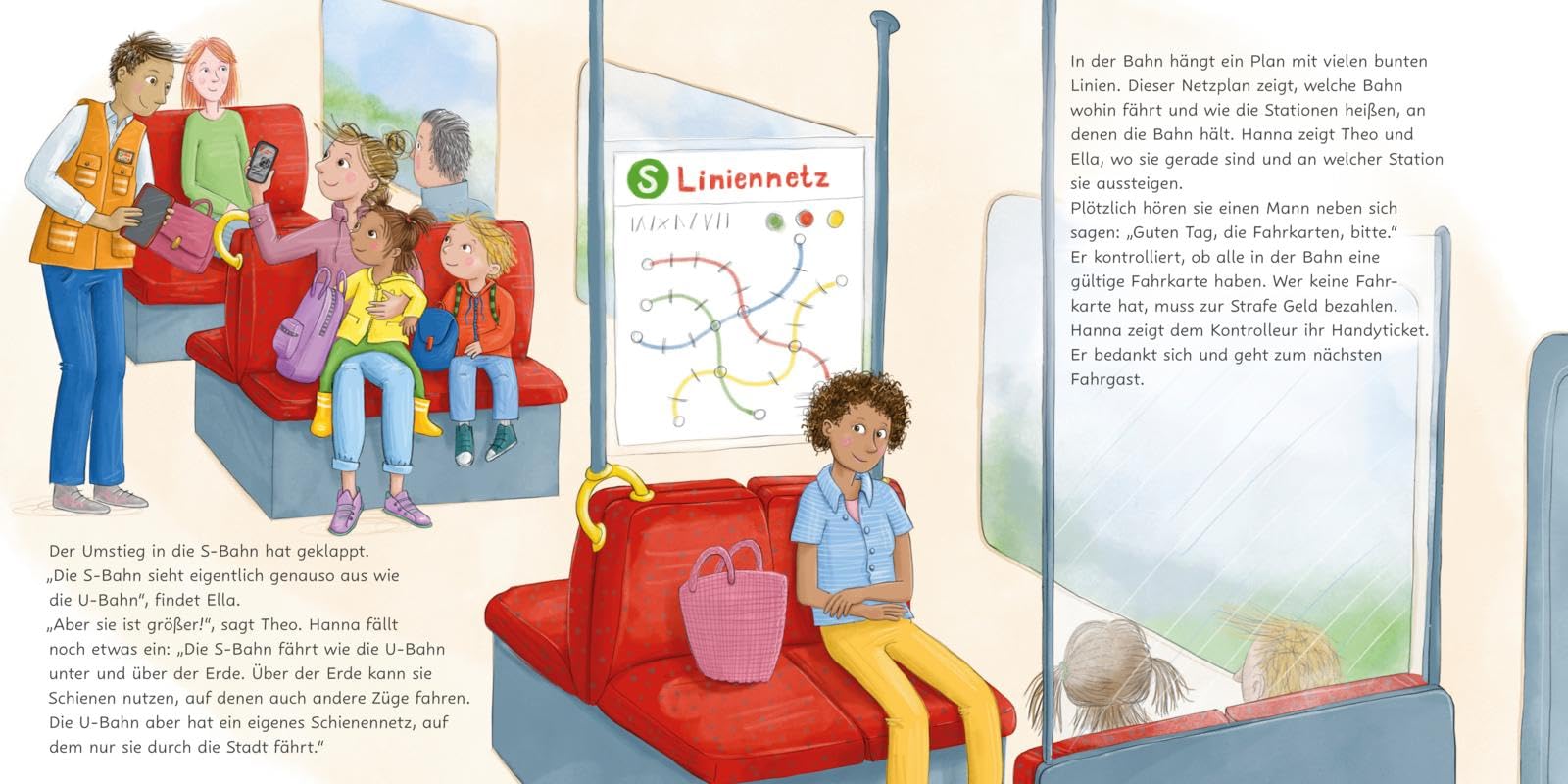 LESEMAUS 74: Wir fahren mit Bus und Bahn