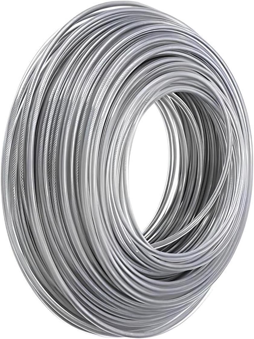 Motorlu Tırpan Misinası 3.3 mm 26 Metre Çim Ot Biçme Teli Güçlü Çelik Telli Kopmaz Misina