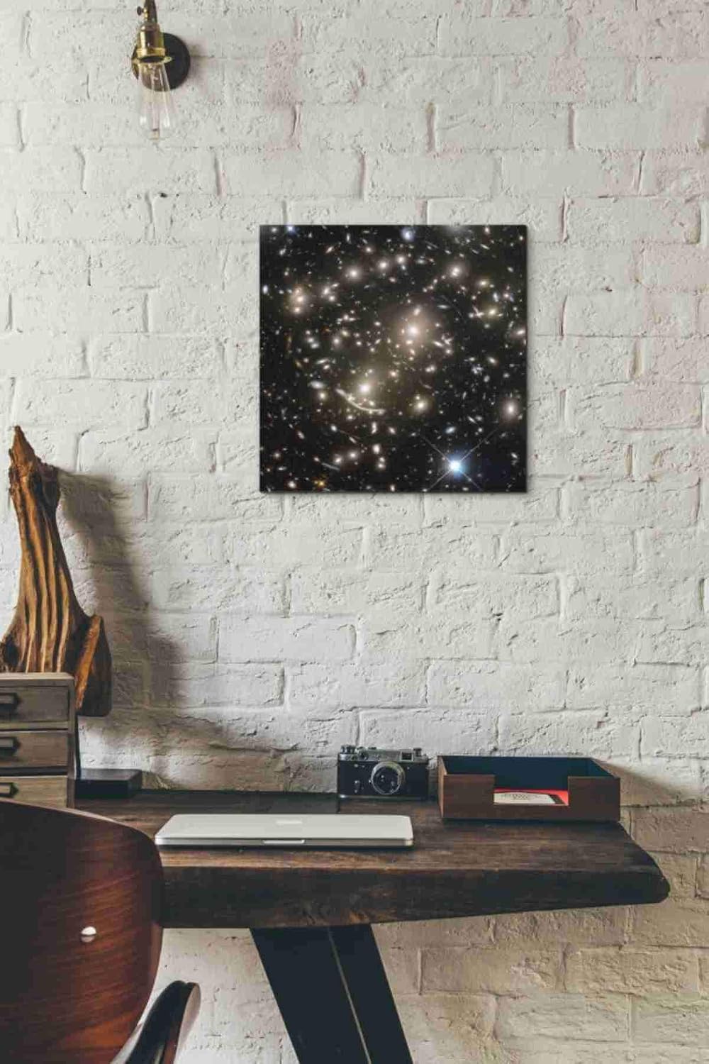 Epic Graffiti 'Abell 370' Hubble Space Telescope Canvas Wall Art, 12" x 12"