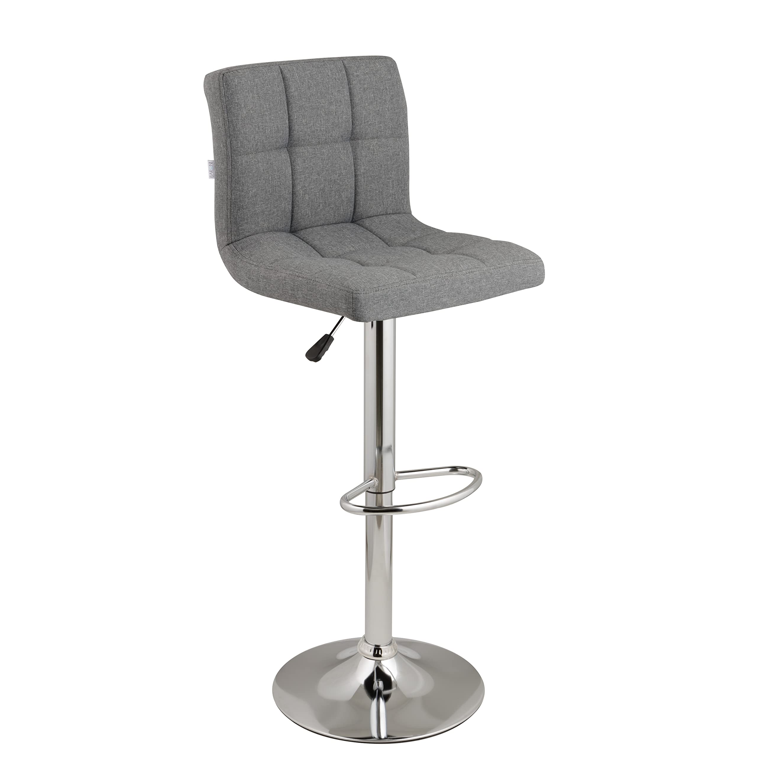 baroni home tabouret de bar tissu