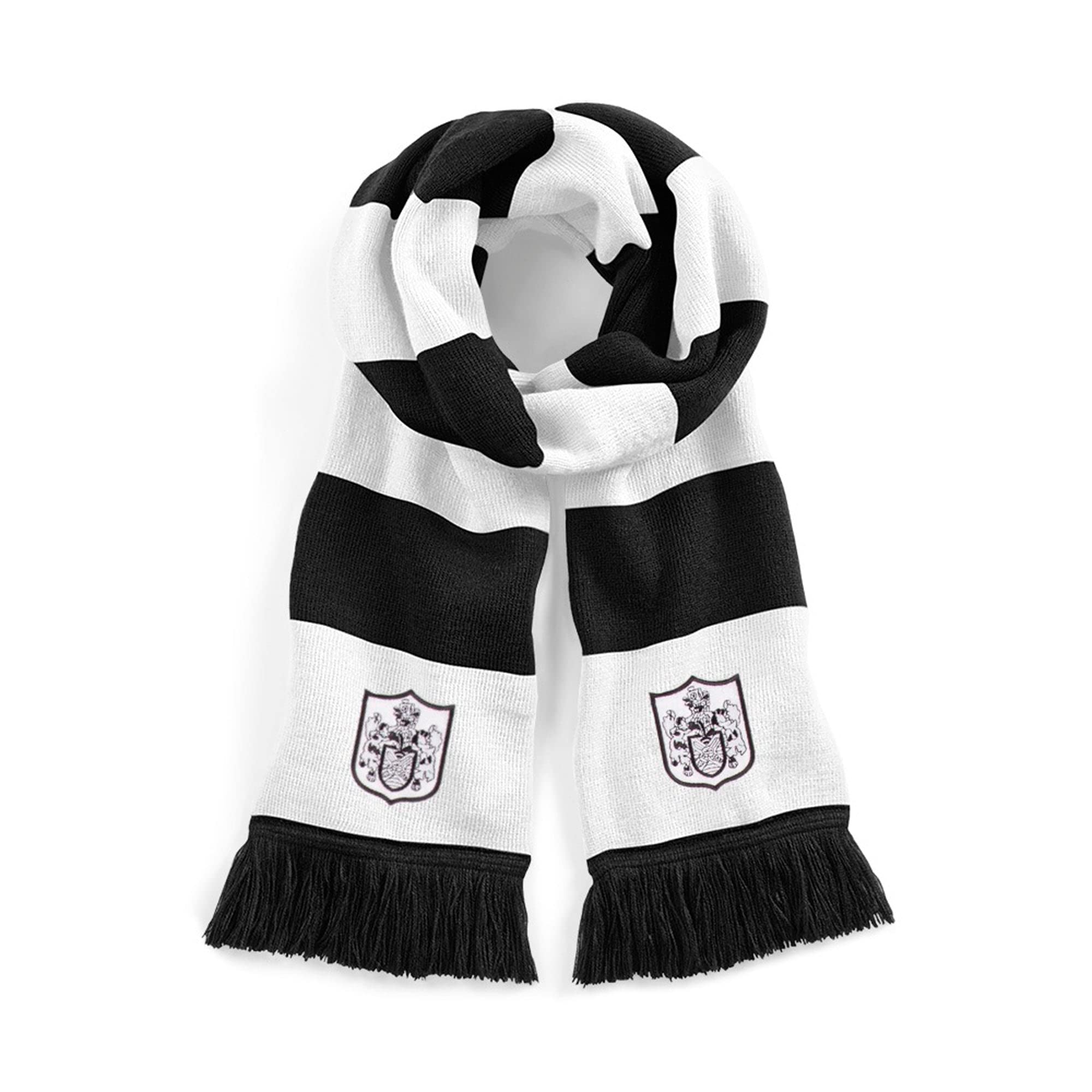 Fulham 1960s Retro Traditional Football Scarf Embroidered Logo
