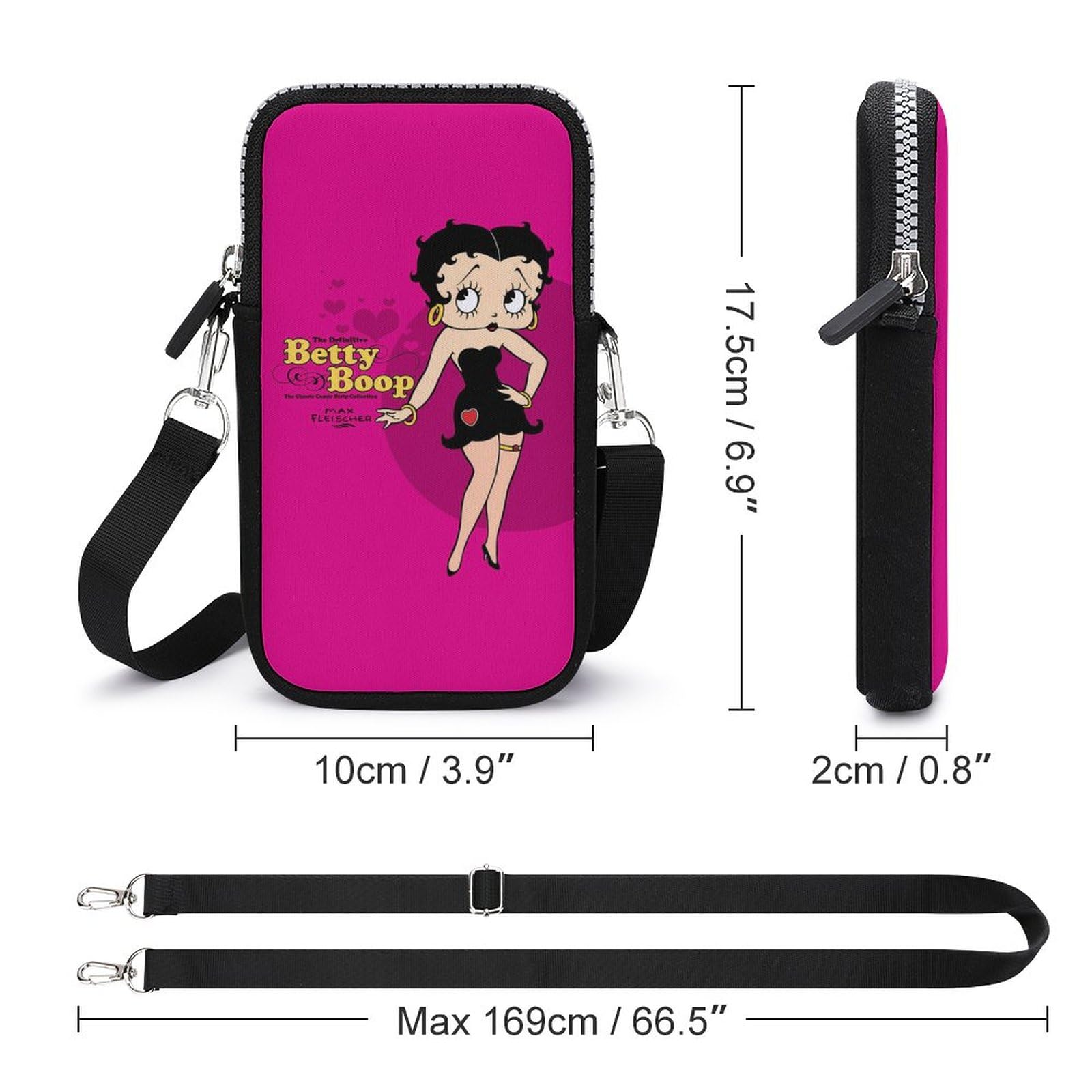 Amazon.co.jp: ベティちゃん スマホポーチ レディース ショルダー 携帯