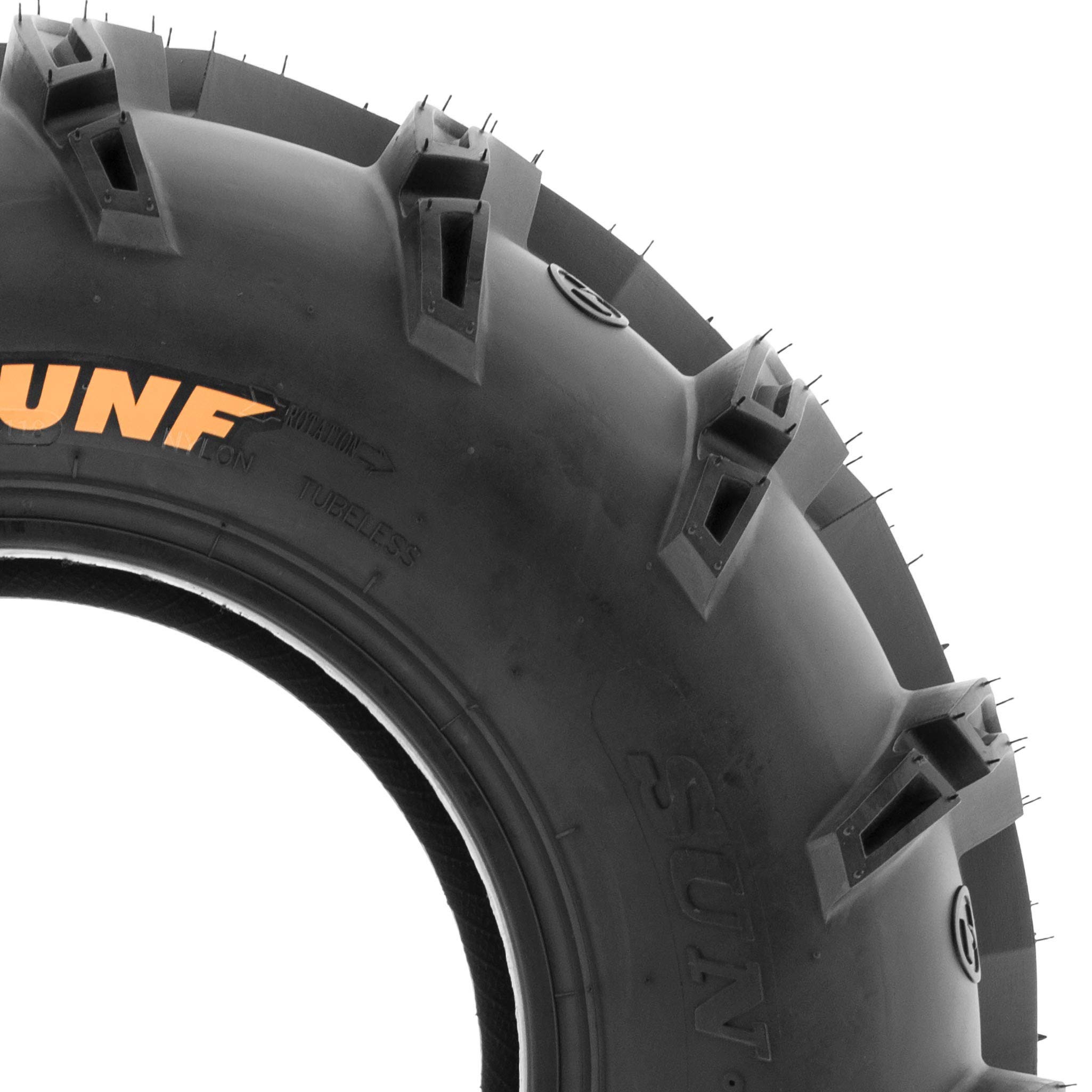 SunF A050 25x10-12 25x10x12 AT Schlamm & Pfad Quad ATV UTV SxS Reifen 6PR TL, Satz von 2 Stück