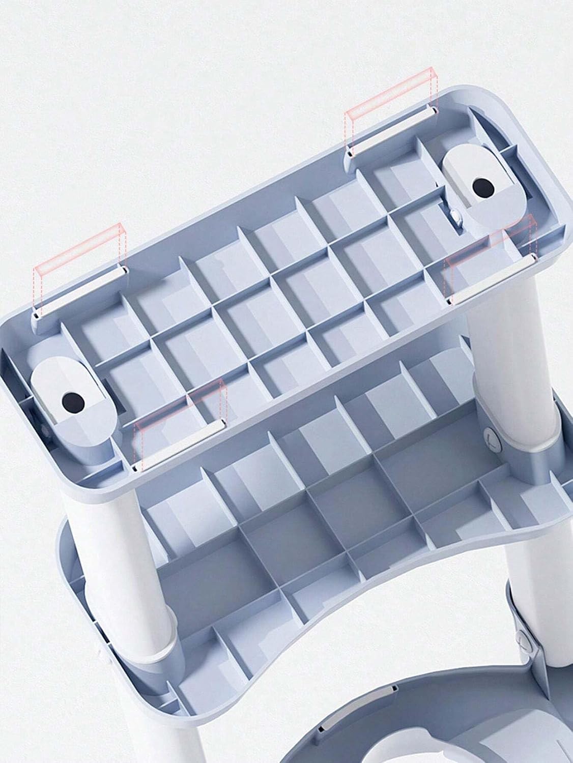 Redutor de Assento Troninho Desfralde com Escada, Ergonômico, Resistente azul