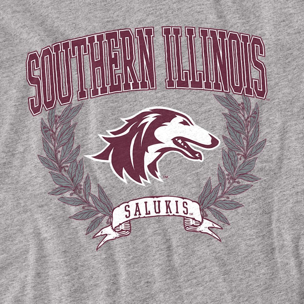 LOGOVISION Southern Illinois University Laurels Dark Kids T Shirt (3) for Toddler Boys and Girls, Athletic Heather