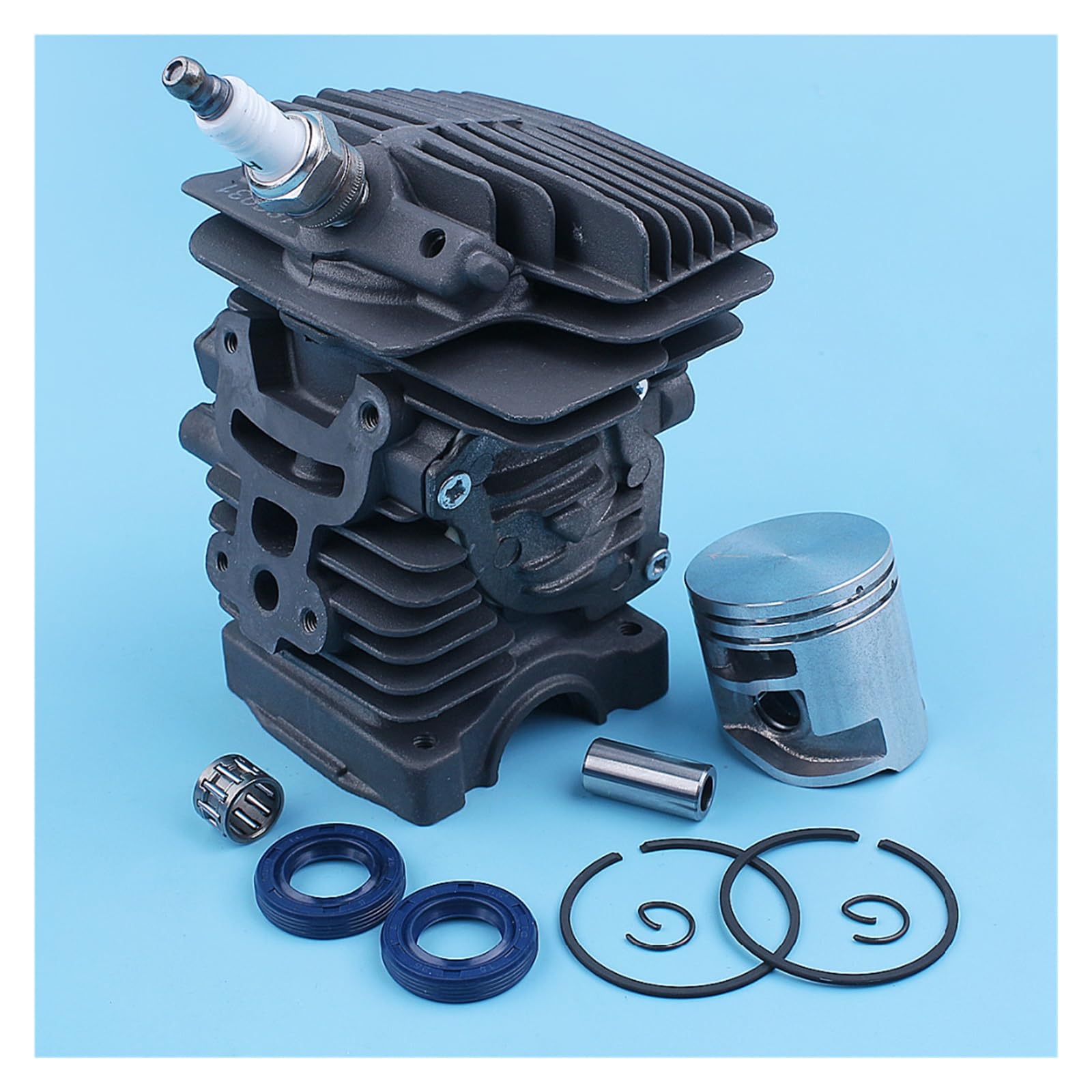 38mm Cylinder Piston Ring Oil Seal Kit for Stihl MS171 MS181 MS211 MS 171 181 211 MS181C Chainsaw 1139 020 1201 Replacement Part