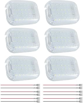 6PCS LED Cargo Lights Fit for Ford Transit 150 250 350 350HD 2014-2024