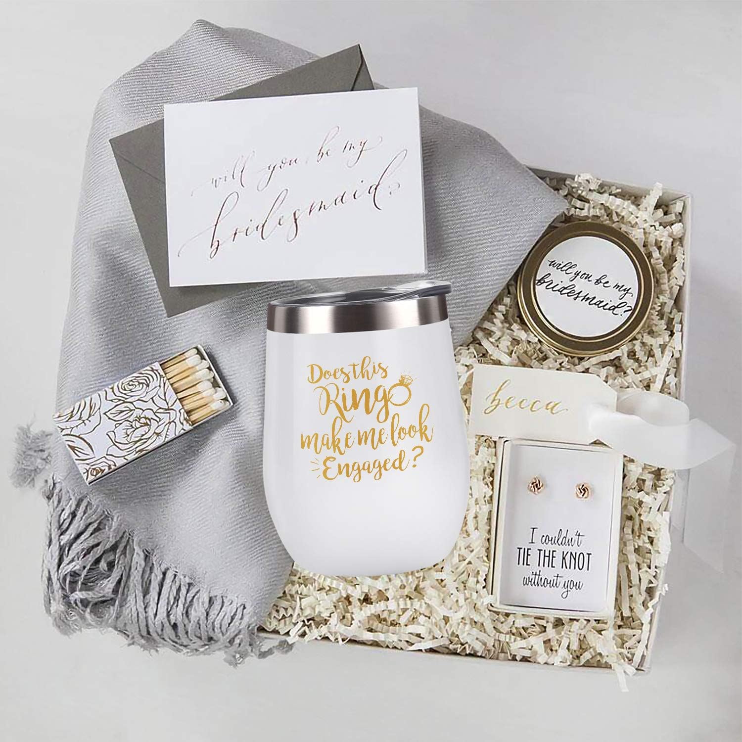 New Deal Does This Ring Make Me Look Engaged Wine Tumbler, Engagement Gift Idea for Bridal Shower, 12oz Insulated Wine Tumbler Wedding Gift for Fiance Newlyweds Couples Bride, White and Gold Black Friday - 70% OFF Does This Ring Make Me Look Engaged Wine Tumbler, Engagement Gift Idea for Bridal Shower, 12oz Insulated Wine Tumbler Wedding Gift for Fiance Newlyweds Couples Bride, White and Gold