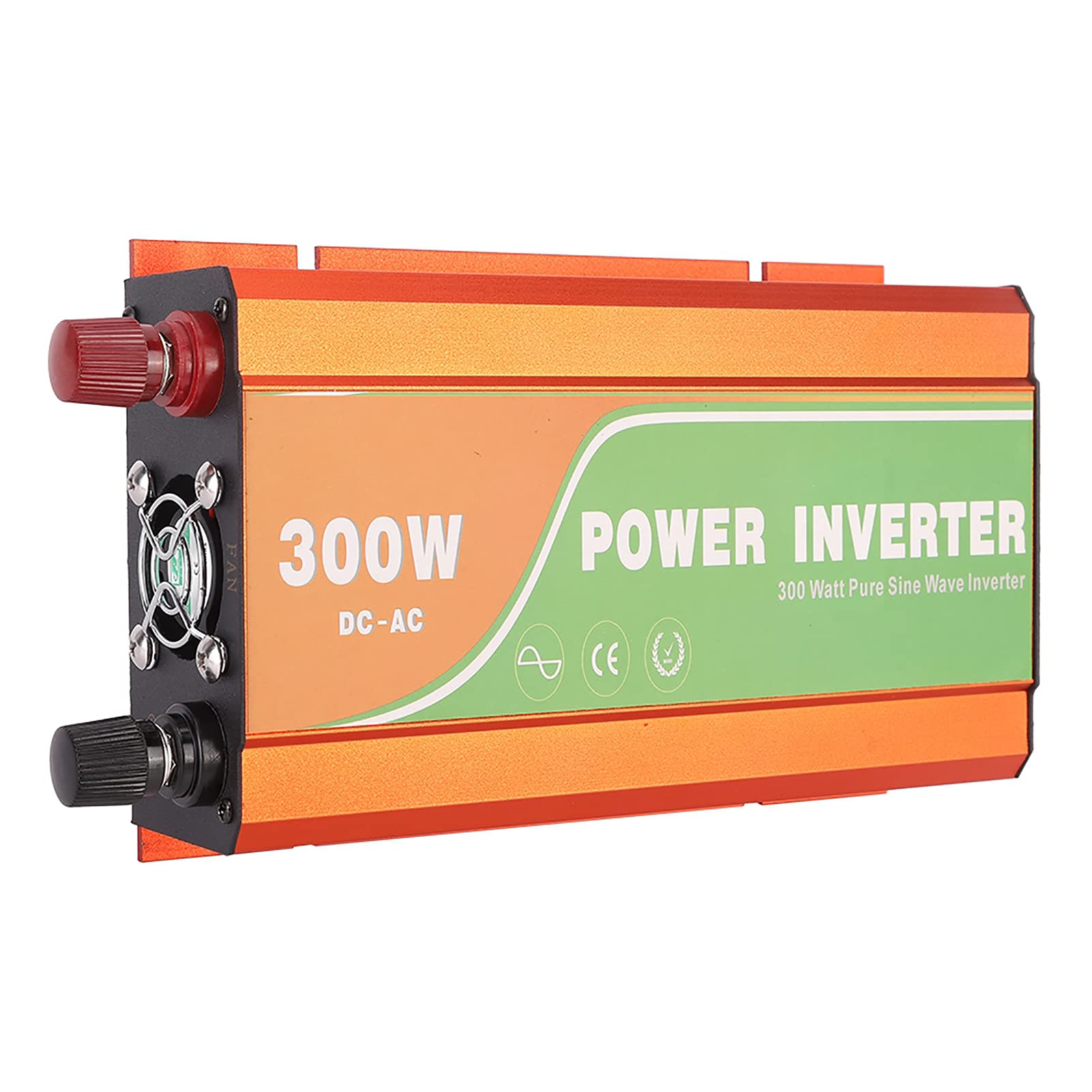 Kompaktowy Samochodowy Falownik Solarny o Mocy 300 W. Czysta Fala Sinusoidalna do ładowania Małych urządzeń. Aluminium 220 V (24V)