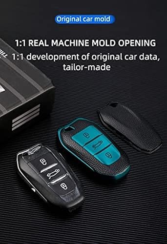 Miniatura 6 de SAIQIAN - Funda para llave de automóvil para Pe-ugeot 308 408 508 2008 3008 4008 5008 para Ci-troen C1 C2 C3 Ca-ctus DS3 DS4 DS5 DS6